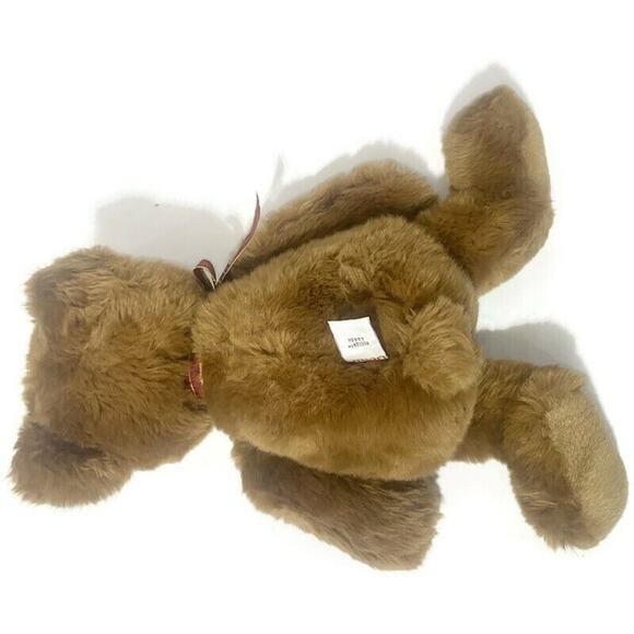 Gund Teddy Bear Plush Booker Brown 15" With Glasses and Bow Super Soft - Picture 5 of 9